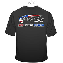 Rugged Radios AMERICAN FLAG T-Shirt - Black - Medium
