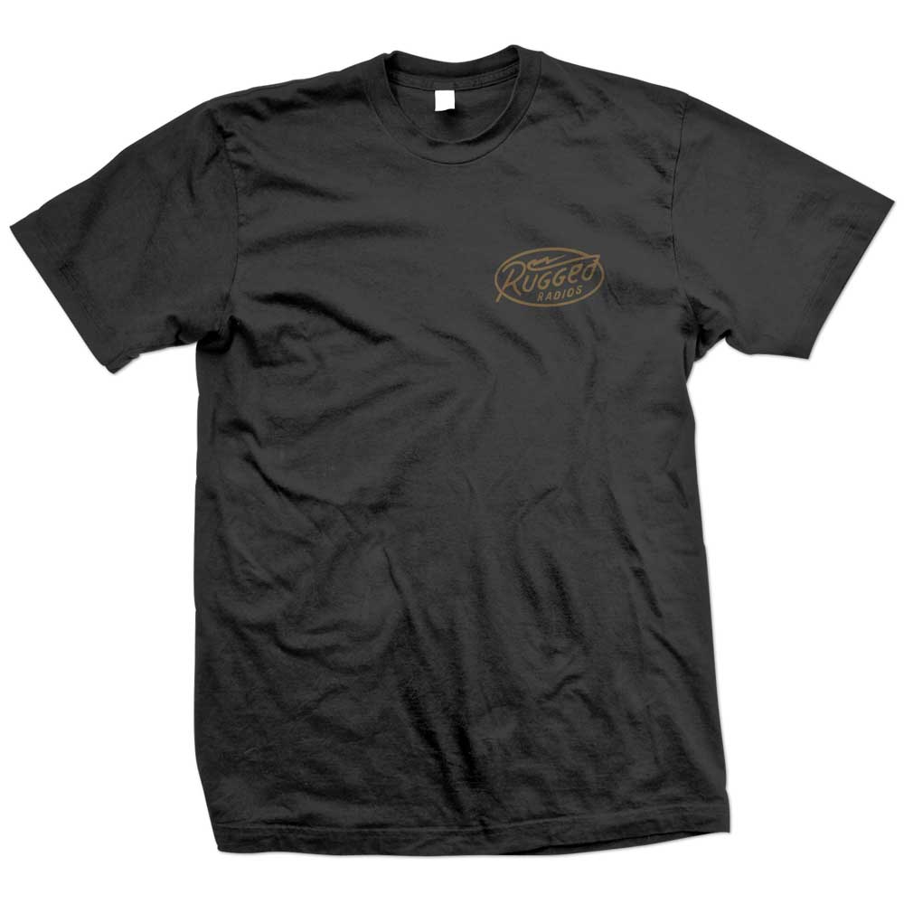 Rugged Radios BOLT T-Shirt - Black - Small