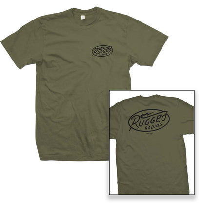 Rugged Radios BOLT T-Shirt - Green - XXL