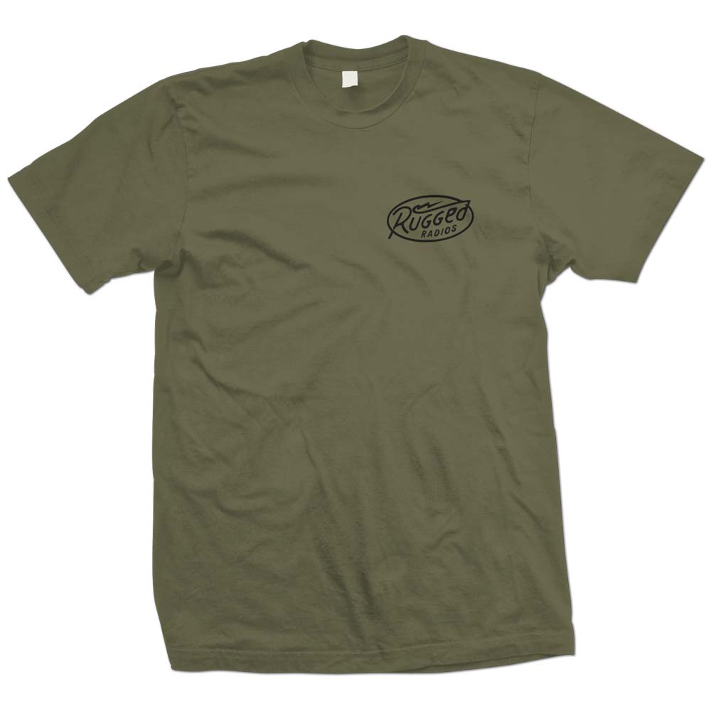 Rugged Radios BOLT T-Shirt - Green