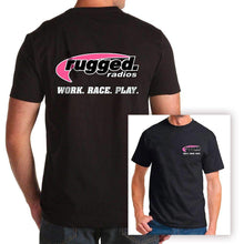 Rugged Radios CLASSIC PINK T-Shirt - Black - Extra Large