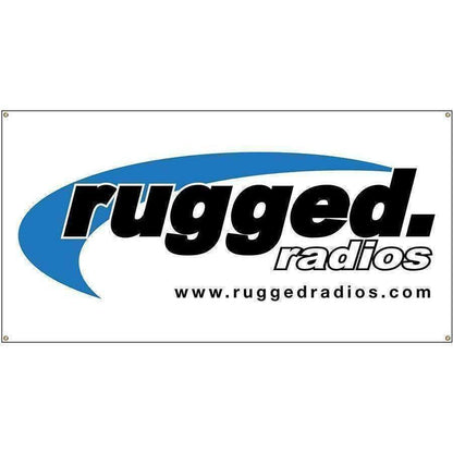 Rugged Radios Race Banners - Available In Different Sizes - 4  x 10  Banner