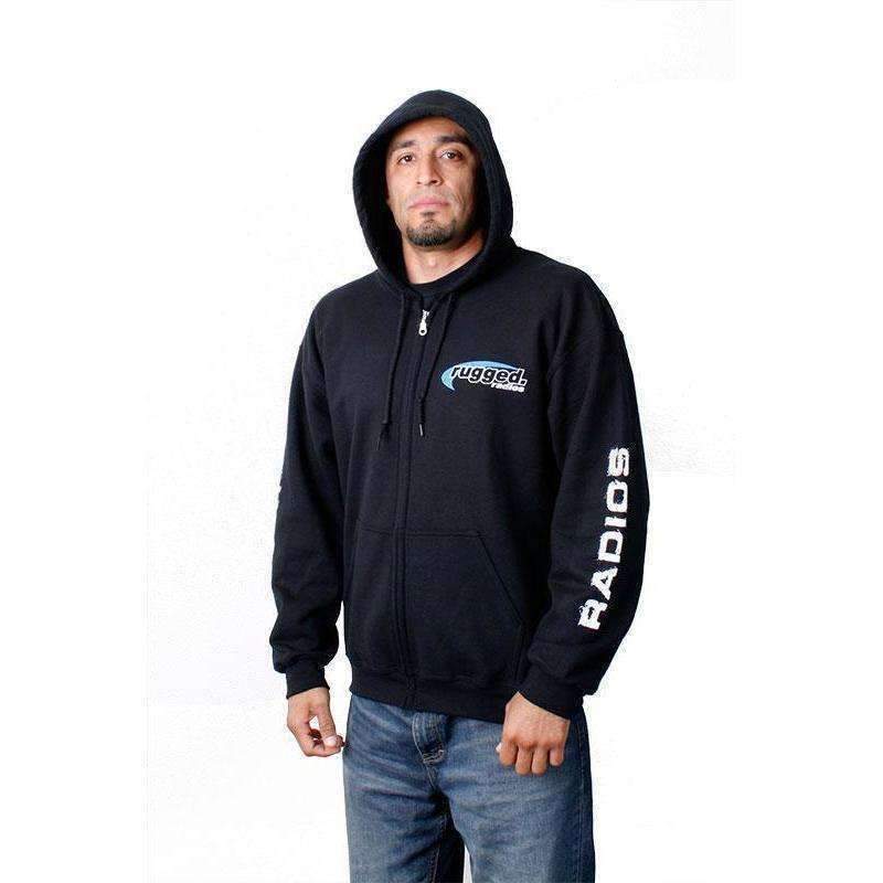 Rugged Radios Zip-Up Hoodie - Medium