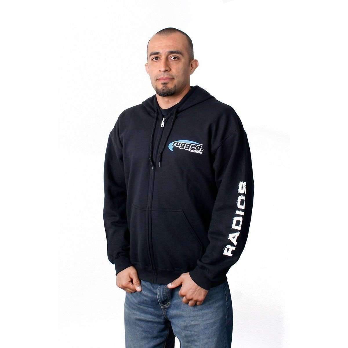 Rugged Radios Zip-Up Hoodie - Large