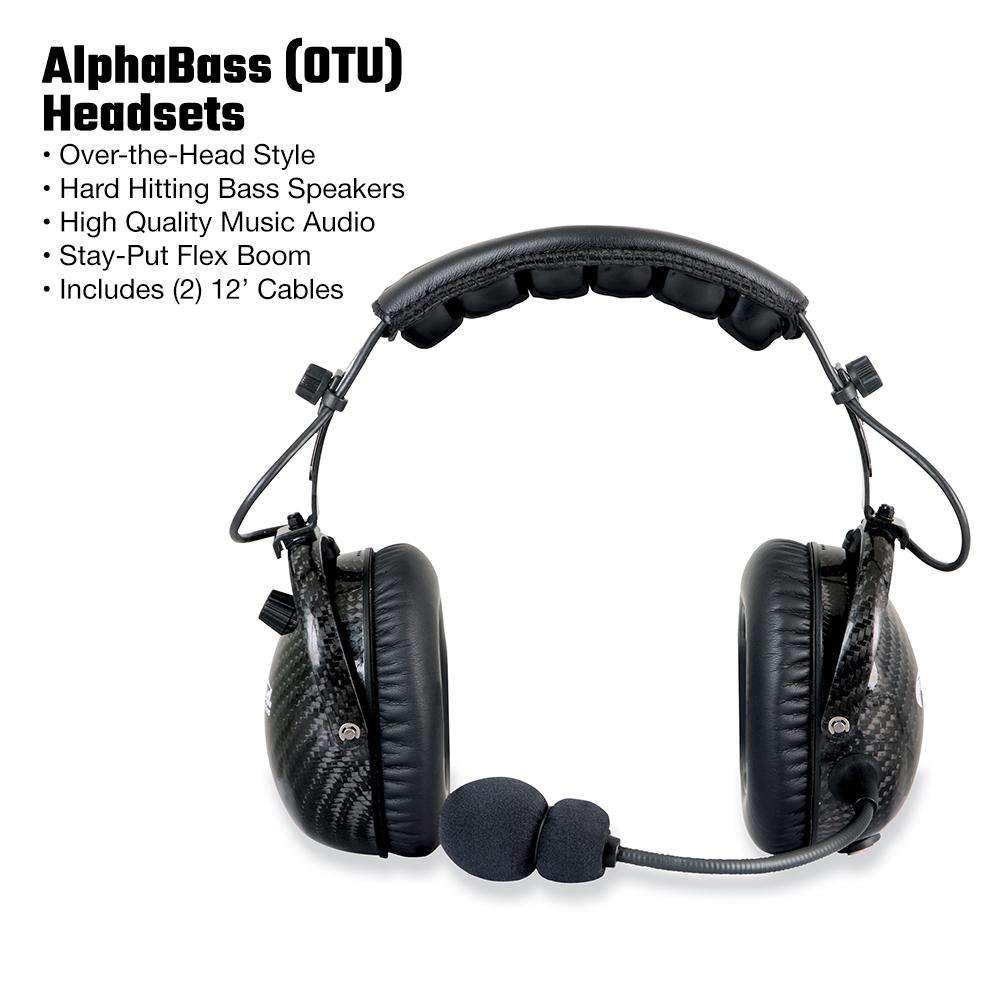 Single Seat Kit with Digital Radio - Over-the-Head H22 Ultimate Headset