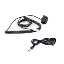 Velcro Mount Push to Talk (PTT) Buttons for Intercoms - Driver PTT- Coil Cord