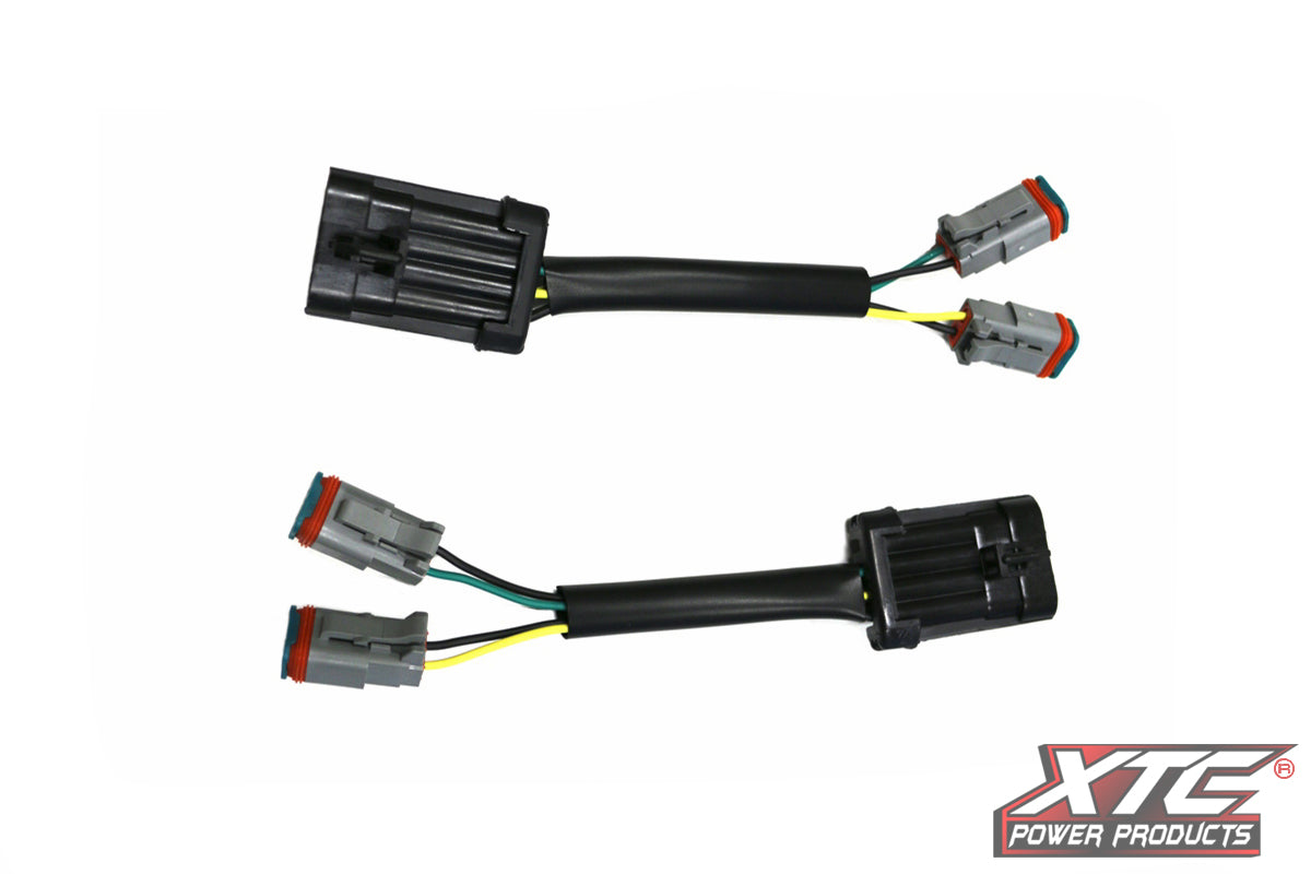 Polaris RZR XP Plug and Play Headlight Adapter, Harness to 2 Deutsch DT06-2S Connectors