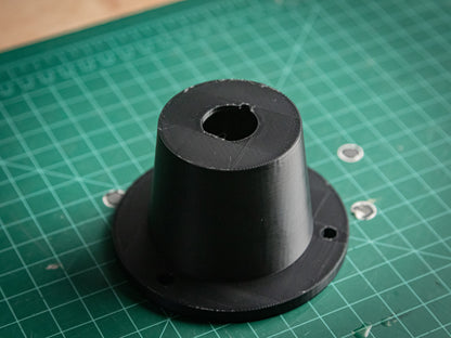 StayFlush Motorsports SFM Key Fob Mount for CanamX3 Console, black plastic with secure fitting for key fob storage.