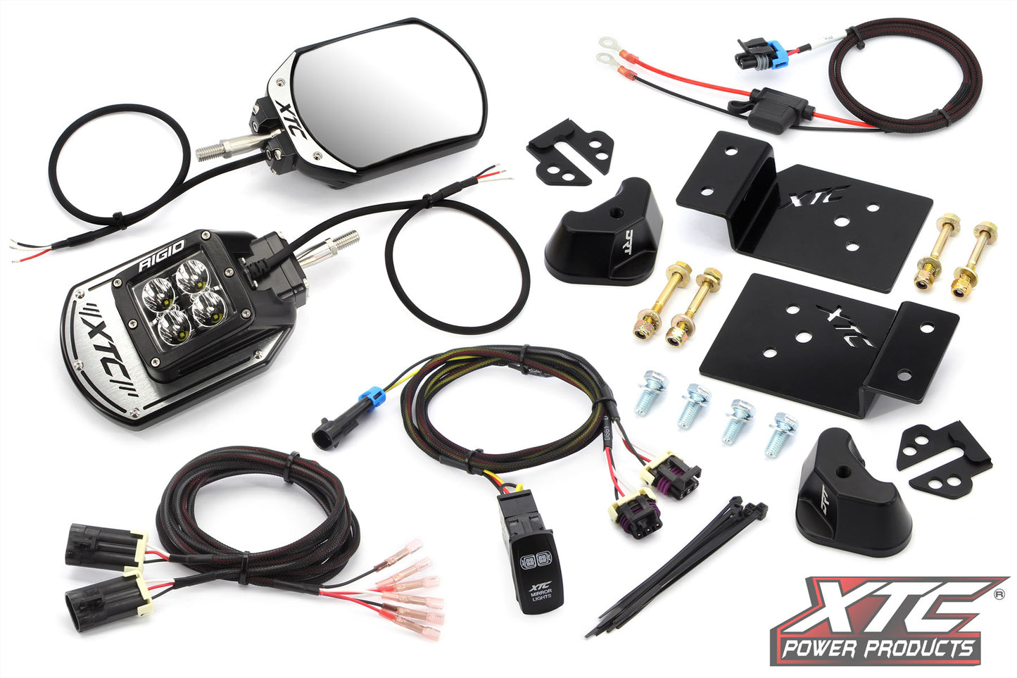Kawasaki Ridge SIX12 Lit Side View Mirror Kit