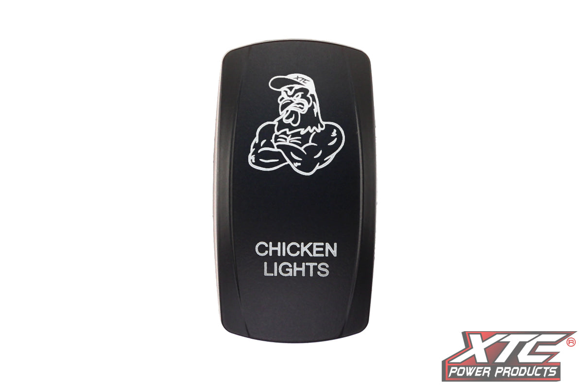 Chicken Lights Rocker Switch Cover