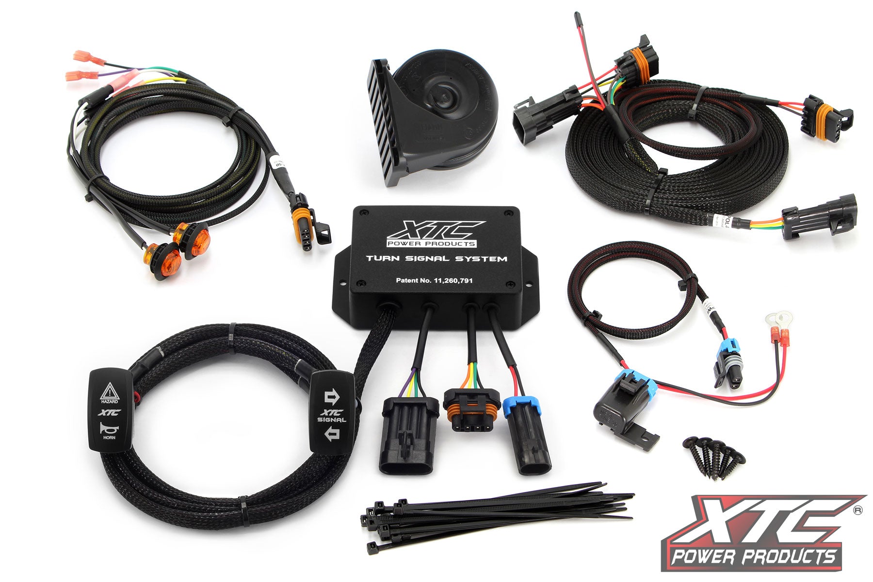 Polaris RZR Turbo S and XP1000/Turbo 19+ Plug and Play Turn Signal System with Horn