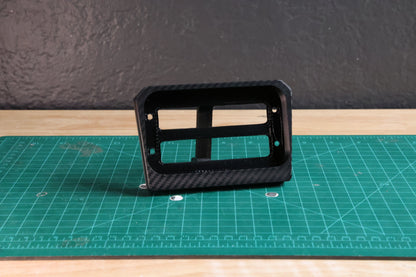 StayFlush Motorsports SFM MaverickR Auxbeam 8 Mount showing sturdy black metal construction with mounting holes for off-road vehicle lights