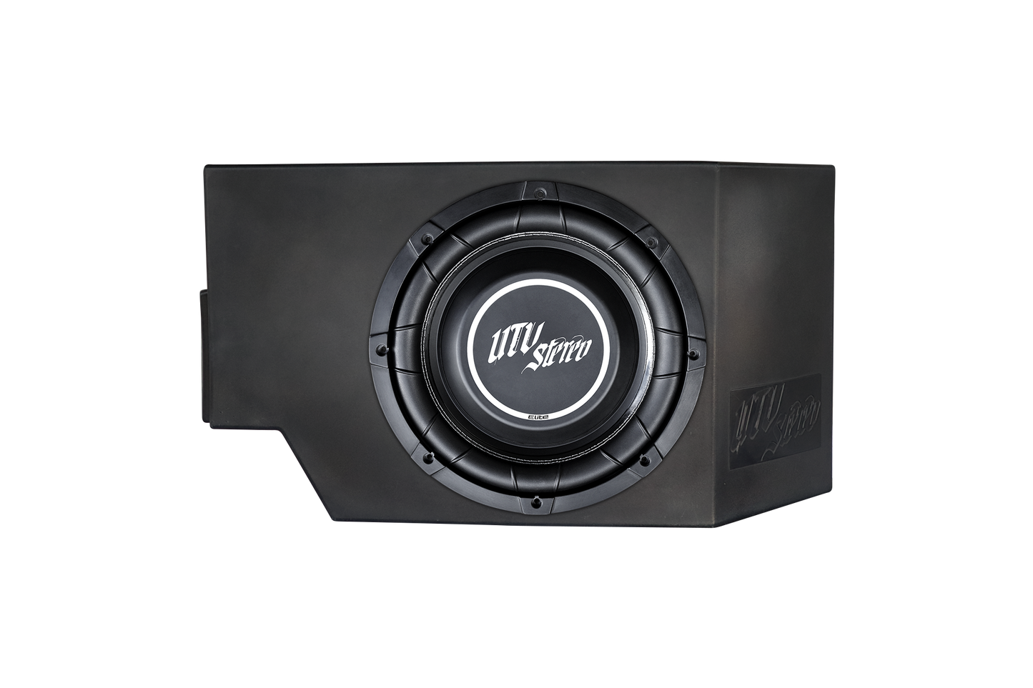 Can-Am® Defender HD10 Vented 10" Passenger Subwoofer Enclosure Unloaded | UTVS-DEF-VENC-PASS