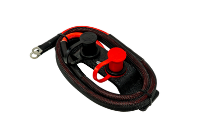 Universal battery jump post with terminals