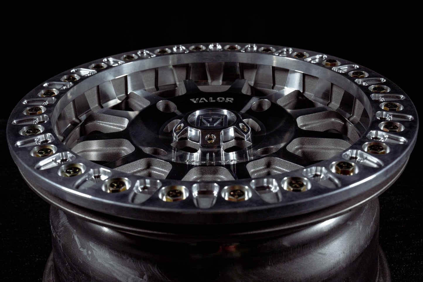 V09 Raw Machined UTV Beadlock - Valor Offroad