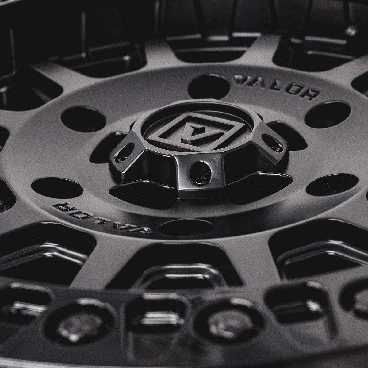 V09 Satin Black UTV Beadlock - Valor Offroad