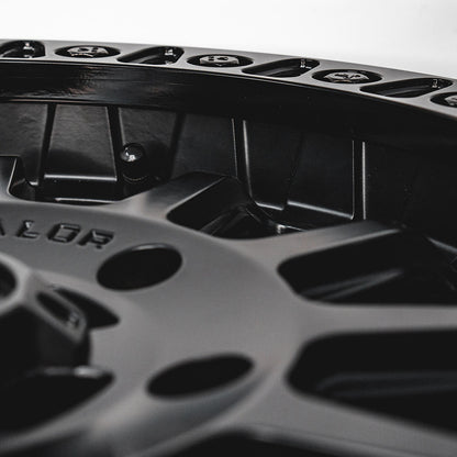 V09 Satin Black UTV Beadlock - Valor Offroad