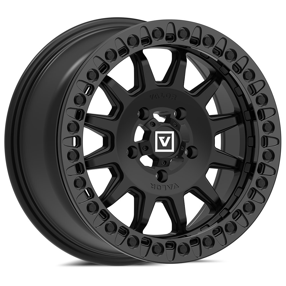 V09 Satin Black UTV Beadlock - Valor Offroad