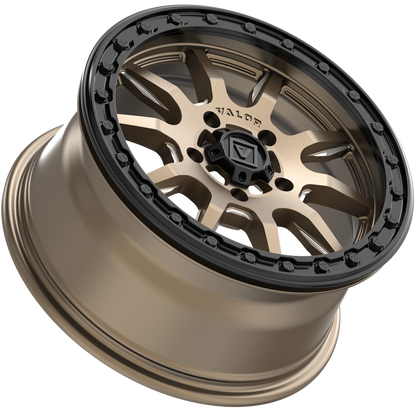 V15 Beadlock UTV Wheel in Satin Bronze - Valor Offroad