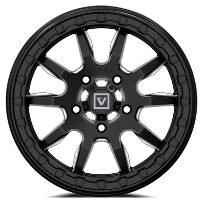 V15 Satin Black UTV Wheel - Valor Offroad