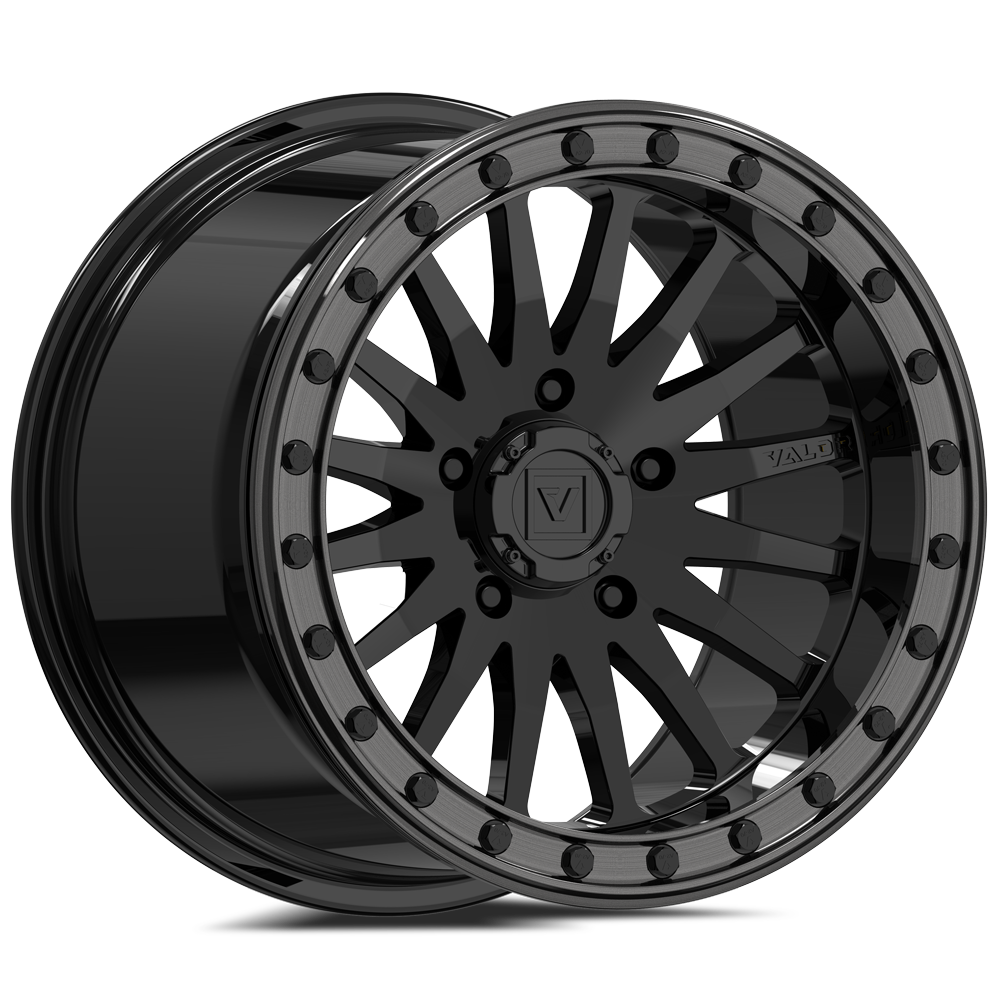 V06 Gloss Black UTV Beadlock - Valor Offroad