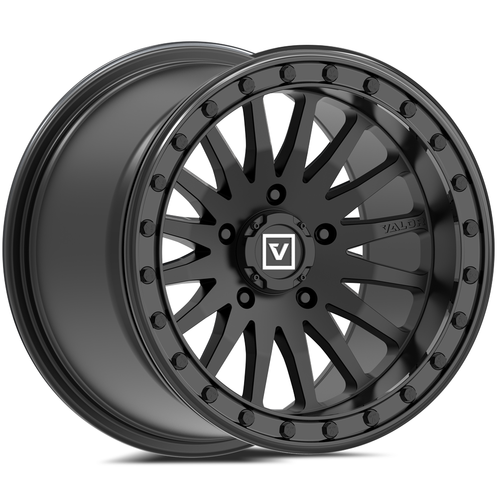 V06 Satin Black UTV Beadlock - Valor Offroad