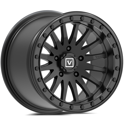 V06 Satin Black UTV Beadlock - Valor Offroad